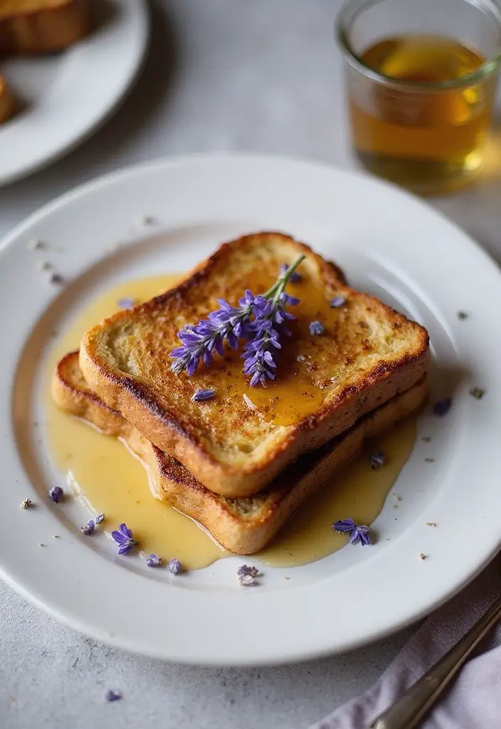 25 Different French Toast Recipes To Change Up Breakfast - 21. Honey Lavender French Toast