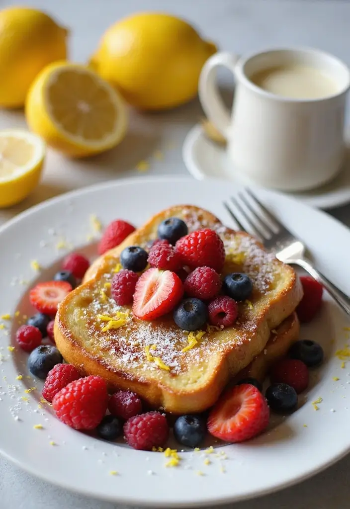 25 Different French Toast Recipes To Change Up Breakfast - 22. Lemon Ricotta French Toast