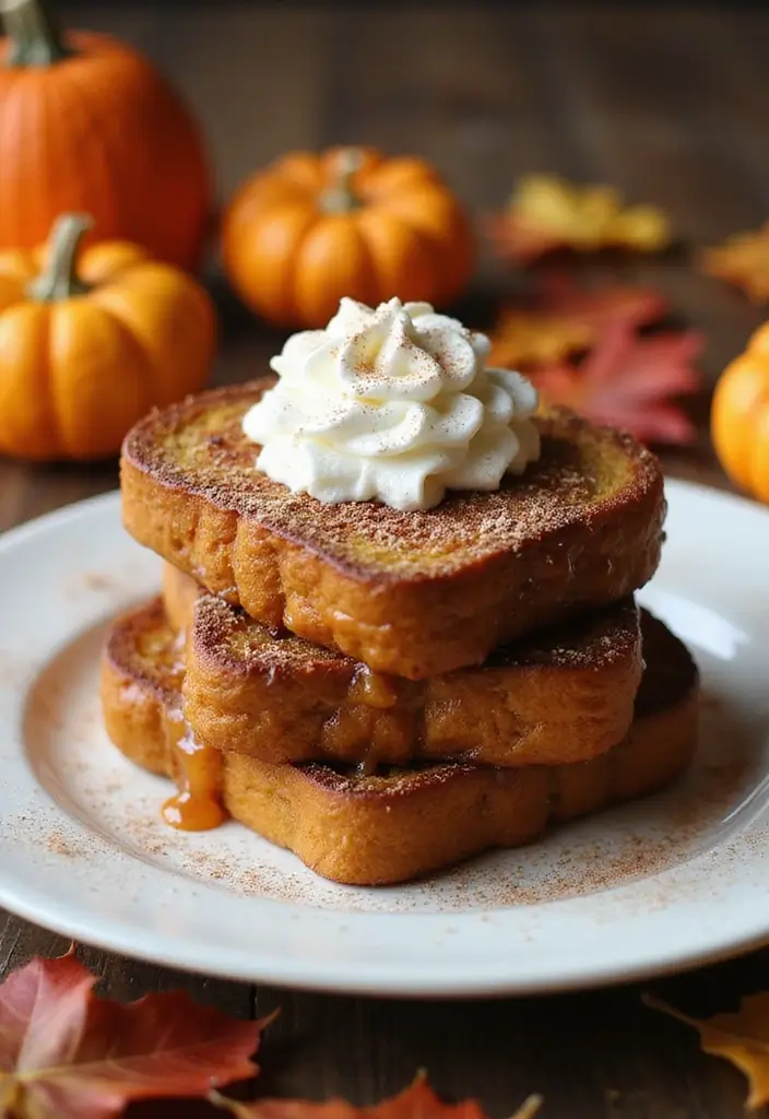 25 Different French Toast Recipes To Change Up Breakfast - 5. Pumpkin Spice French Toast