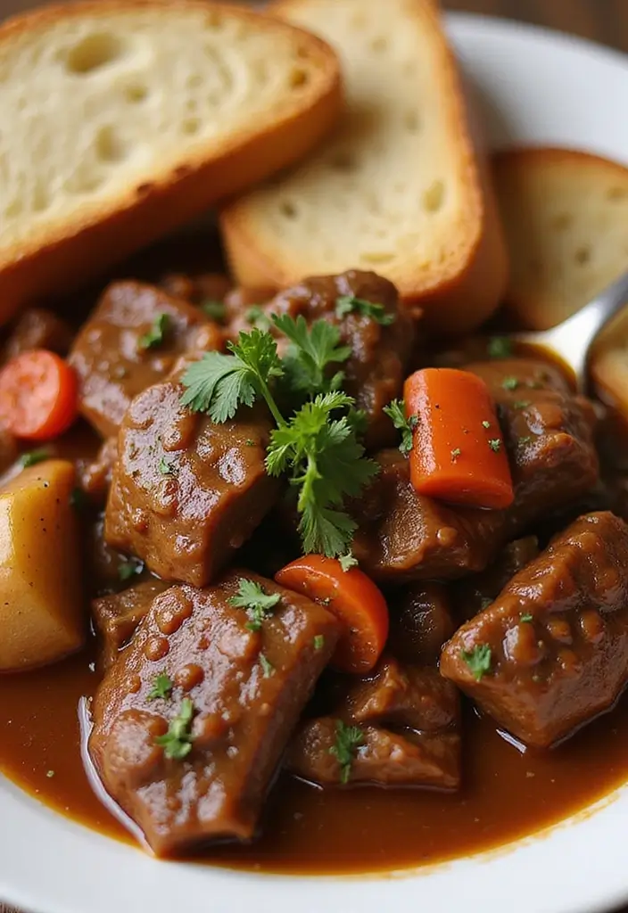25 Easy French Recipes You Can Cook Tonight 6 25 Easy French Recipes You Can Cook Tonight - 6. Bouef Bourguignon