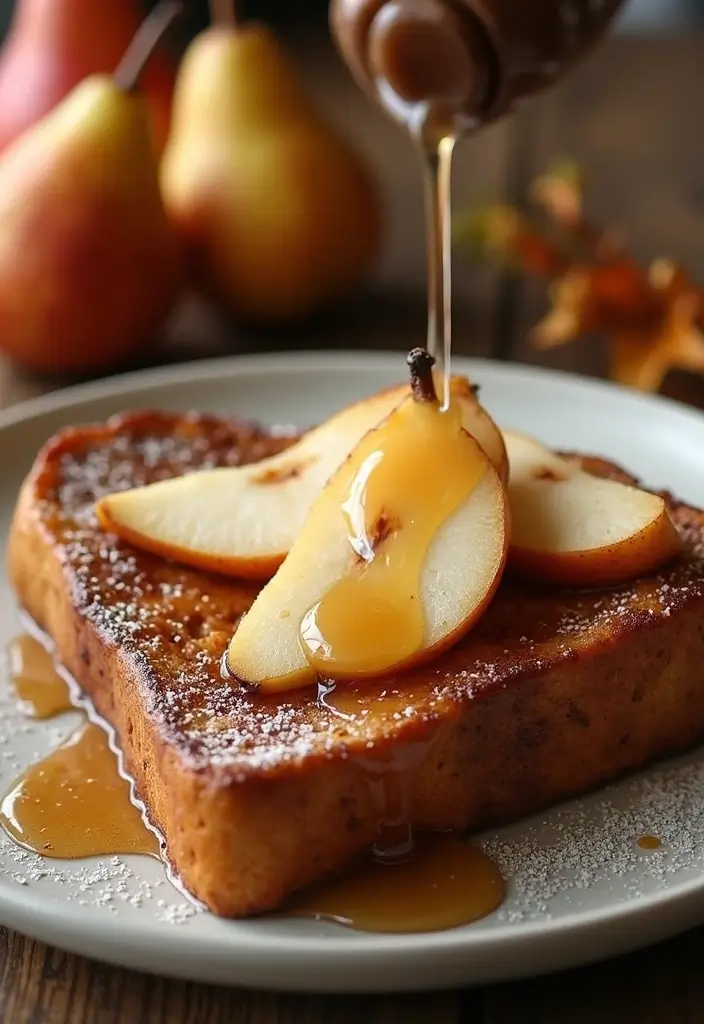 25 Fall French Toast Recipes Cozy Autumn Flavors 13 25 Fall French Toast Recipes Cozy Autumn Flavors - 13. Spiced Pear French Toast