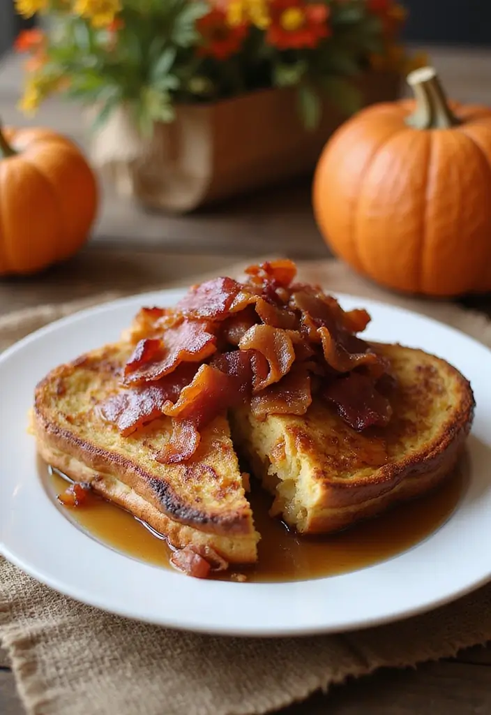 25 Fall French Toast Recipes Cozy Autumn Flavors 16 25 Fall French Toast Recipes Cozy Autumn Flavors - 16. Maple Bacon French Toast