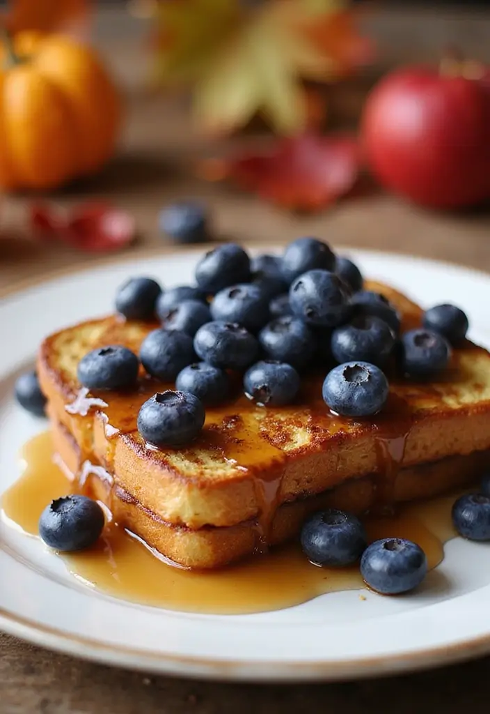 25 Fall French Toast Recipes Cozy Autumn Flavors 17 25 Fall French Toast Recipes Cozy Autumn Flavors - 17. Maple Blueberry French Toast