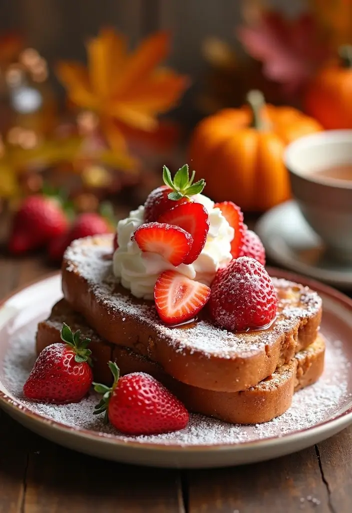 25 Fall French Toast Recipes Cozy Autumn Flavors 20 25 Fall French Toast Recipes Cozy Autumn Flavors - 20. Strawberry Shortcake French Toast