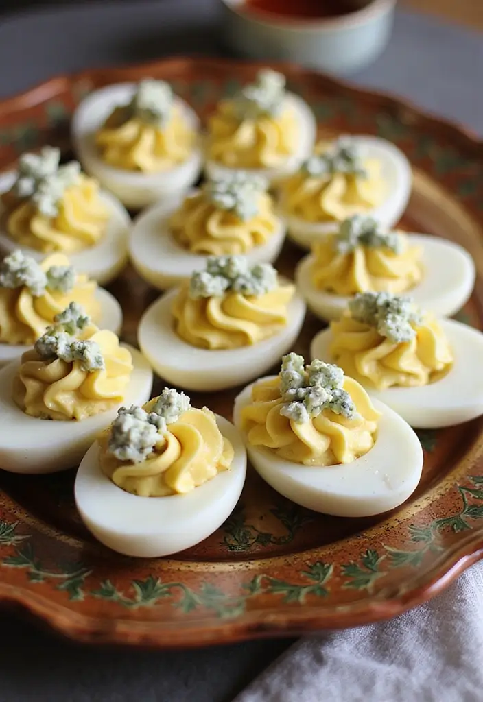 25 French Blue Cheese Recipes Bold And Savory 21 25 French Blue Cheese Recipes Bold And Savory - 21. Blue Cheese Deviled Eggs