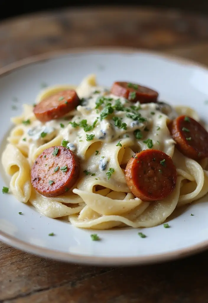 25 French Blue Cheese Recipes Bold And Savory 22 25 French Blue Cheese Recipes Bold And Savory - 22. Blue Cheese and Spicy Sausage Pasta