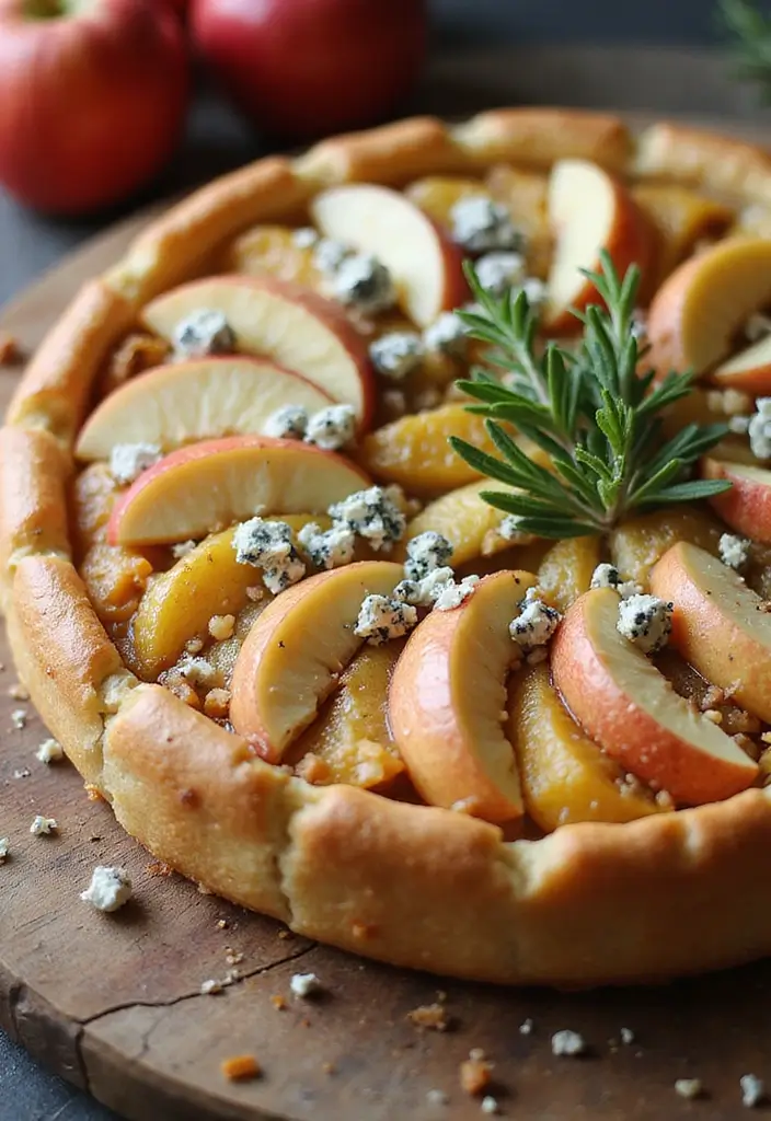 25 French Blue Cheese Recipes Bold And Savory 4 25 French Blue Cheese Recipes Bold And Savory - 4. Savory Blue Cheese and Apple Tart