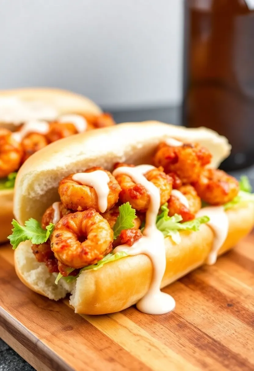 25 French Bread Sandwich Recipes For Lunch Or Dinner 10 25 French Bread Sandwich Recipes For Lunch Or Dinner - 10. Savory Shrimp Po’ Boy