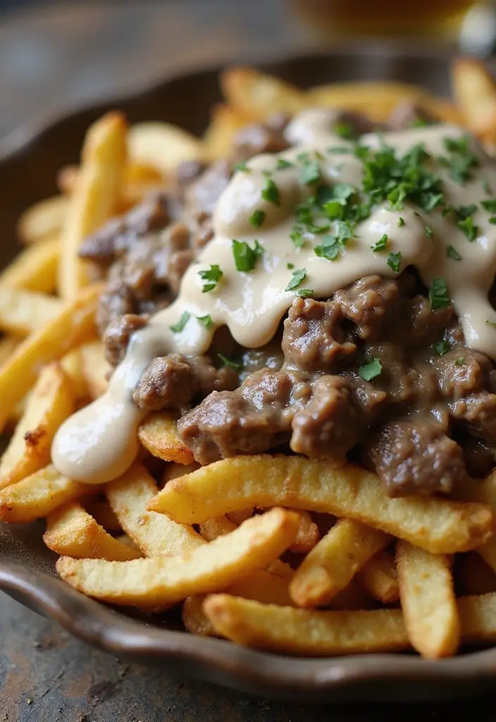 25 French Fries Recipes Crispy And Irresistible 16 25 French Fries Recipes Crispy And Irresistible - 16. Beef Stroganoff Fries