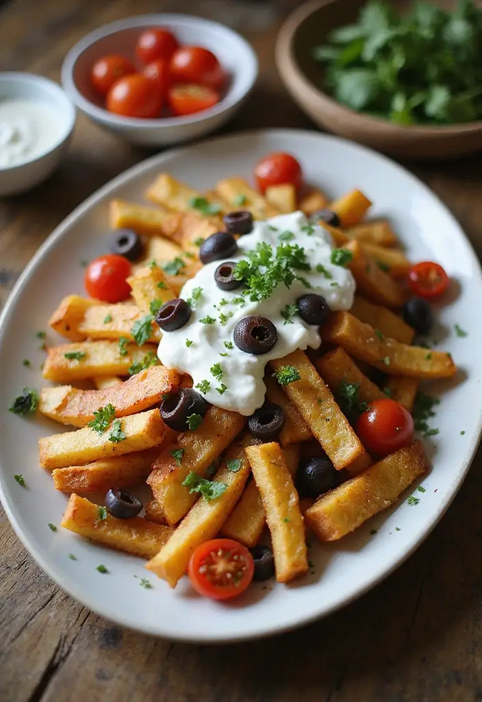 25 French Fries Recipes Crispy And Irresistible 18 25 French Fries Recipes Crispy And Irresistible - 18. Mediterranean Fries