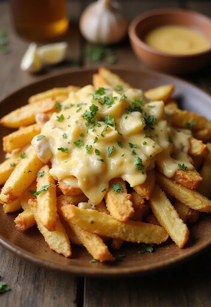 25 French Fries Recipes Crispy And Irresistible 21 25 French Fries Recipes Crispy And Irresistible - 21. Cheesy Garlic Fries