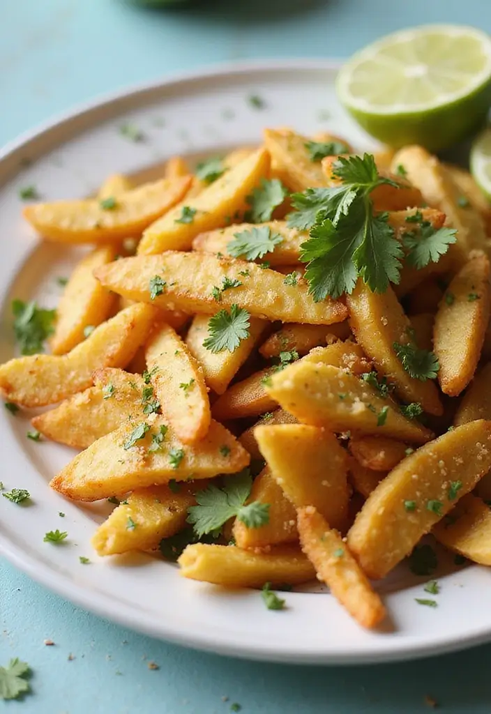 25 French Fries Recipes Crispy And Irresistible 22 25 French Fries Recipes Crispy And Irresistible - 22. Cilantro Lime Fries