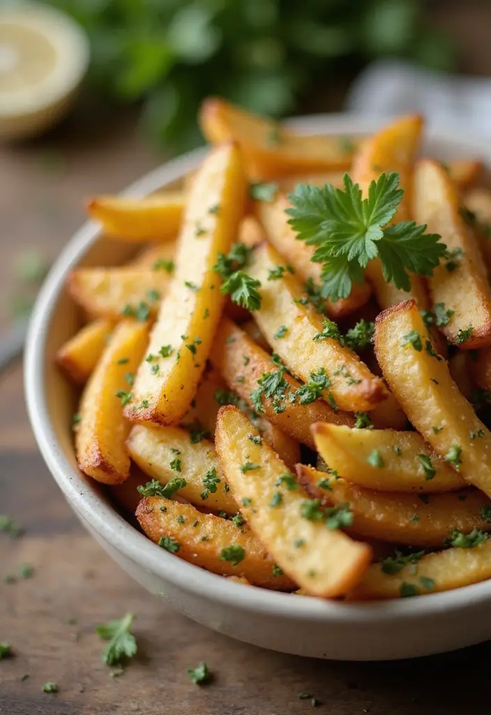 25 French Fries Recipes Crispy And Irresistible 9 25 French Fries Recipes Crispy And Irresistible - 9. Herbed Fries