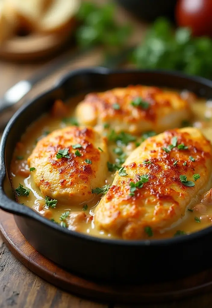 25 French Onion Baked Chicken Recipes For Family Dinners 17 25 French Onion Baked Chicken Recipes For Family Dinners - 17. French Onion Chicken Gratin