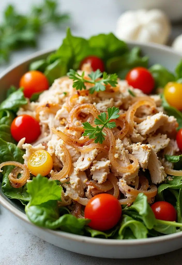 25 French Onion Baked Chicken Recipes For Family Dinners 9 25 French Onion Baked Chicken Recipes For Family Dinners - 9. French Onion Chicken Salad