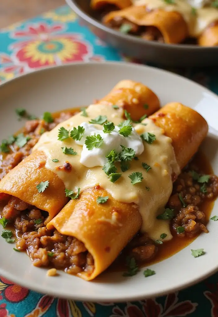 25 French Onion Beef And Rice Recipes Comfort Food Favorites 16 25 French Onion Beef And Rice Recipes Comfort Food Favorites - 16. French Onion Beef and Rice Enchiladas