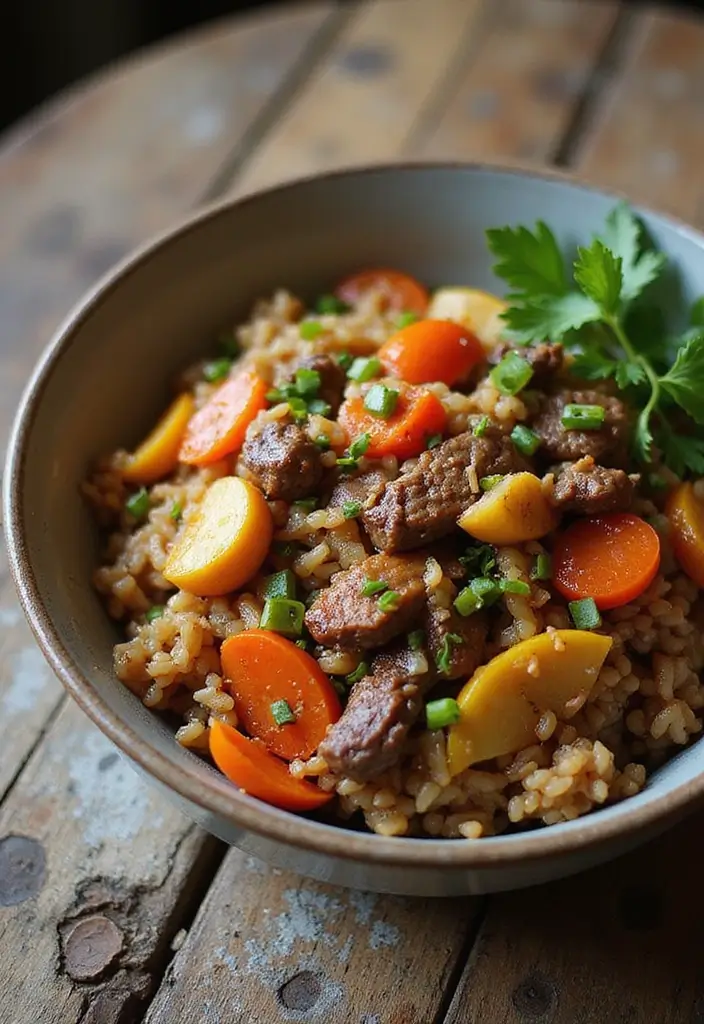 25 French Onion Beef And Rice Recipes Comfort Food Favorites 22 25 French Onion Beef And Rice Recipes Comfort Food Favorites - 22. French Onion Beef and Rice Stir-Fry