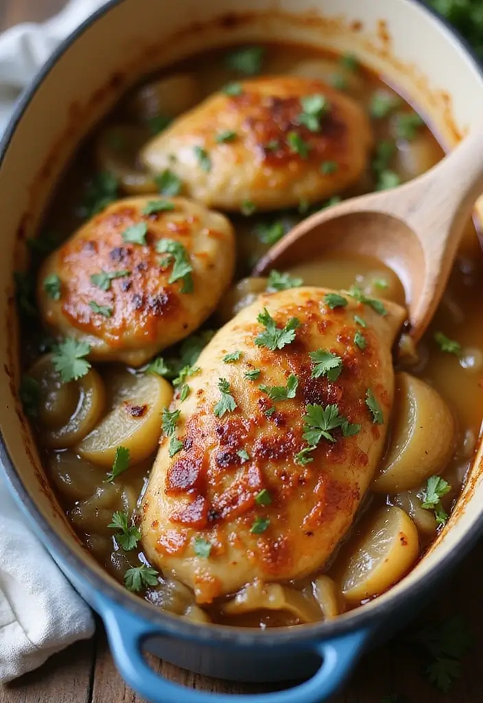 25 French Onion Chicken Casserole Recipes To Try Tonight 1 25 French Onion Chicken Casserole Recipes To Try Tonight - 1. Classic French Onion Chicken Casserole