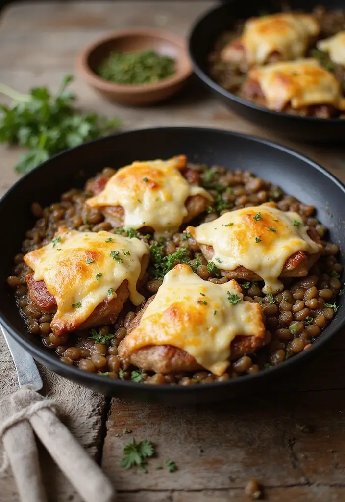 25 French Onion Chicken Casserole Recipes To Try Tonight 19 25 French Onion Chicken Casserole Recipes To Try Tonight - 19. French Onion Chicken Casserole with Lentils