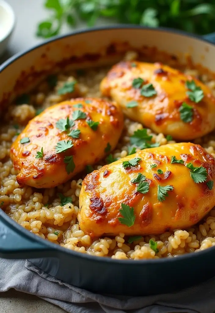 25 French Onion Chicken Casserole Recipes To Try Tonight 2 25 French Onion Chicken Casserole Recipes To Try Tonight - 2. One-Pot French Onion Chicken Casserole