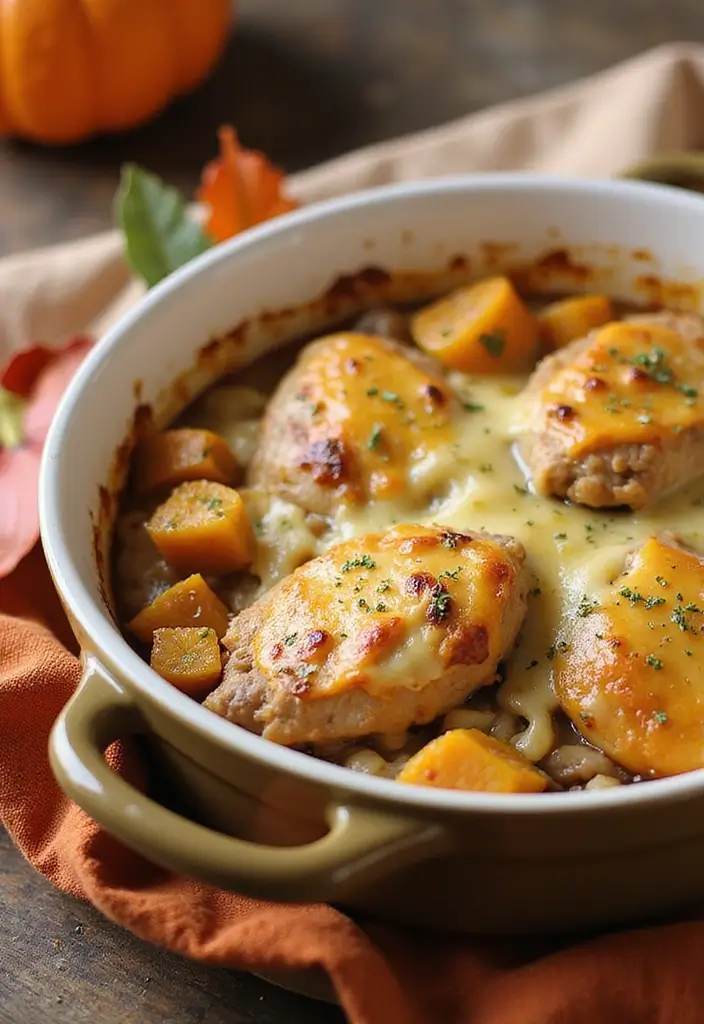 25 French Onion Chicken Casserole Recipes To Try Tonight 25 25 French Onion Chicken Casserole Recipes To Try Tonight - 25. French Onion Chicken Casserole with Pumpkin