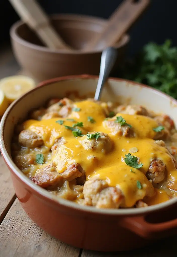 25 French Onion Chicken Casserole Recipes To Try Tonight 8 25 French Onion Chicken Casserole Recipes To Try Tonight - 8. French Onion Chicken Casserole with Cheese Sauce