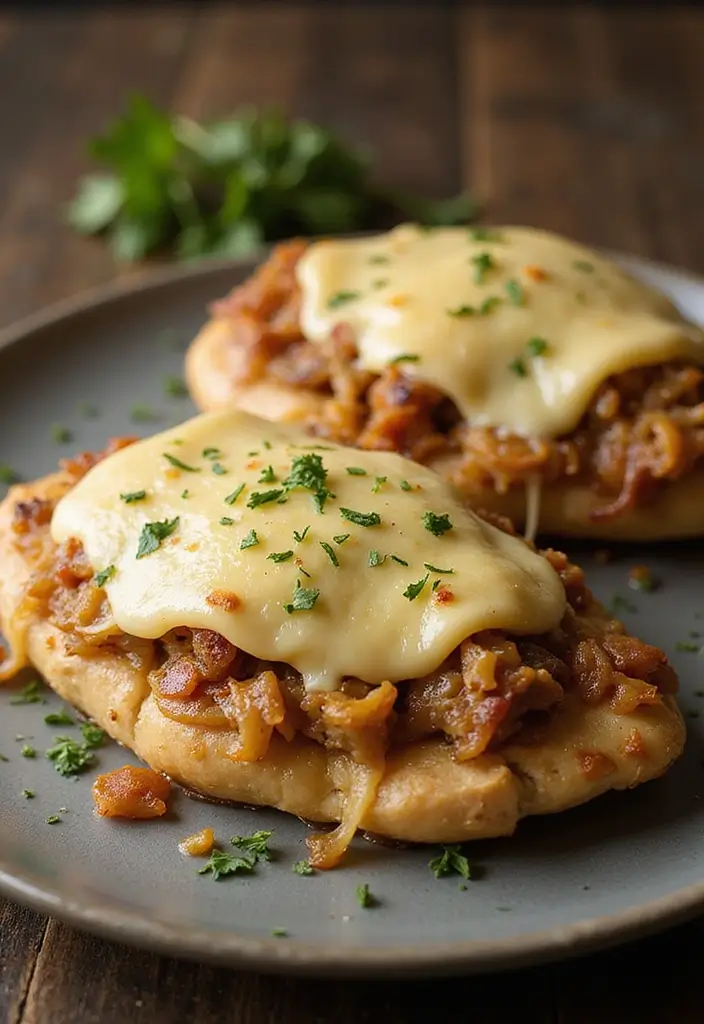 25 French Onion Chicken Recipes Juicy And Flavor Packed 6 25 French Onion Chicken Recipes Juicy And Flavor Packed - 6. French Onion Stuffed Chicken