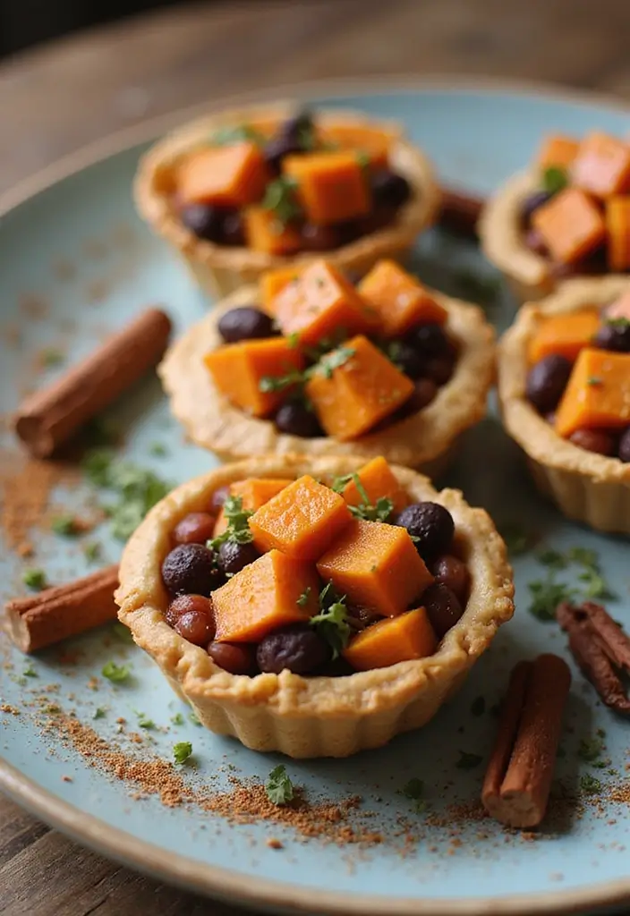 25 French Puff Pastry Recipes Savory Party Favorites 14 25 French Puff Pastry Recipes Savory Party Favorites - 14. Sweet Potato and Black Bean Tarts