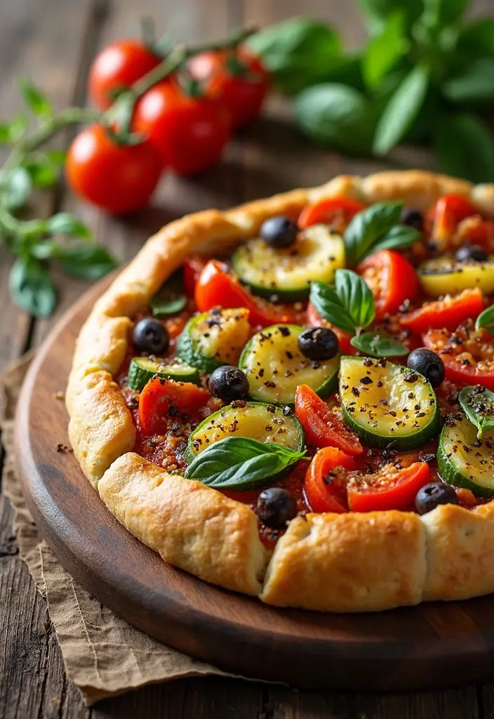 25 French Puff Pastry Recipes Savory Party Favorites 7 25 French Puff Pastry Recipes Savory Party Favorites - 7. Mediterranean Vegetable Tart