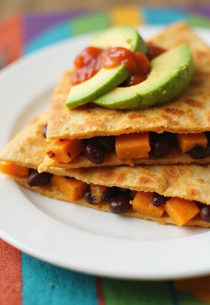 25 French Sweet Potato Recipes Healthy And Flavorful 17 25 French Sweet Potato Recipes Healthy And Flavorful - 17. Sweet Potato and Black Bean Quesadillas