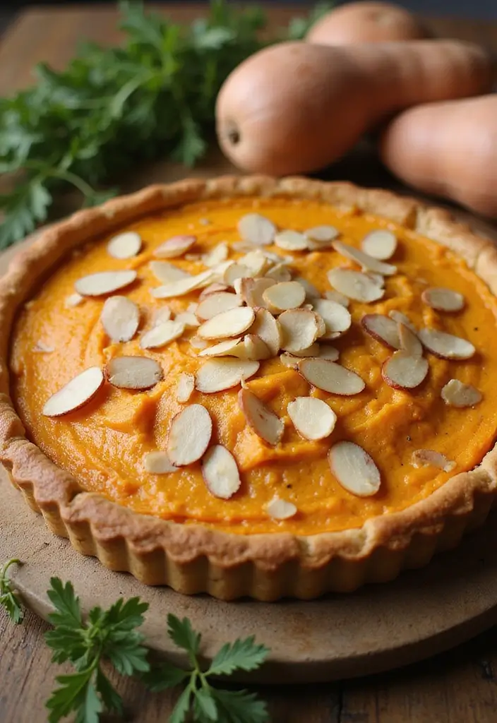 25 French Sweet Potato Recipes Healthy And Flavorful 2 25 French Sweet Potato Recipes Healthy And Flavorful - 2. Sweet Potato Tart with Almonds