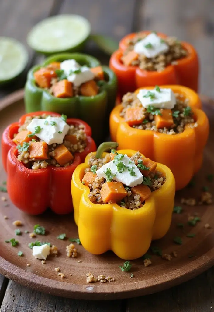 25 French Sweet Potato Recipes Healthy And Flavorful 20 25 French Sweet Potato Recipes Healthy And Flavorful - 20. Sweet Potato and Feta Stuffed Peppers