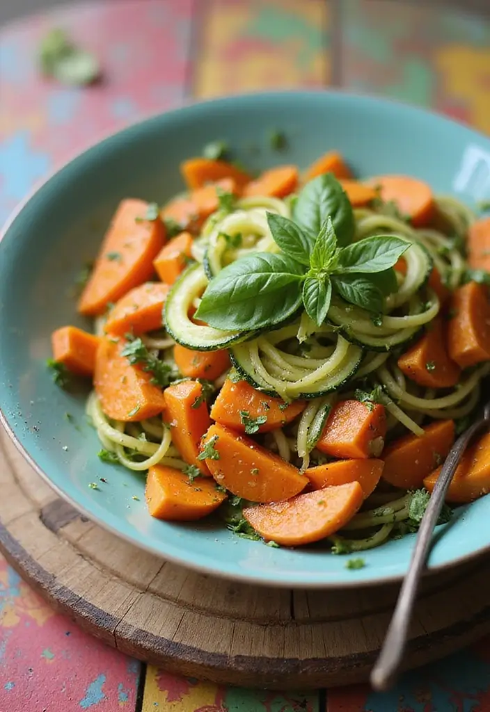 25 French Sweet Potato Recipes Healthy And Flavorful 21 25 French Sweet Potato Recipes Healthy And Flavorful - 21. Sweet Potato and Zucchini Noodles