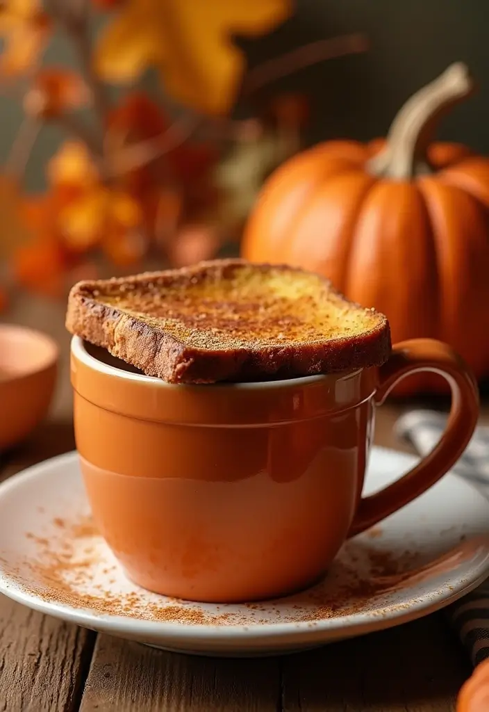 25 French Toast In A Mug Recipes Quick And Easy 14 25 French Toast In A Mug Recipes Quick And Easy - 14. Pumpkin Spice French Toast