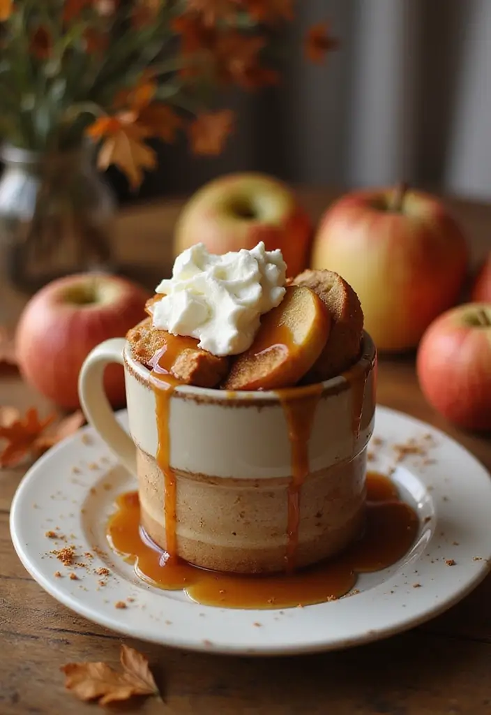 25 French Toast In A Mug Recipes Quick And Easy 15 25 French Toast In A Mug Recipes Quick And Easy - 15. Caramel Apple French Toast