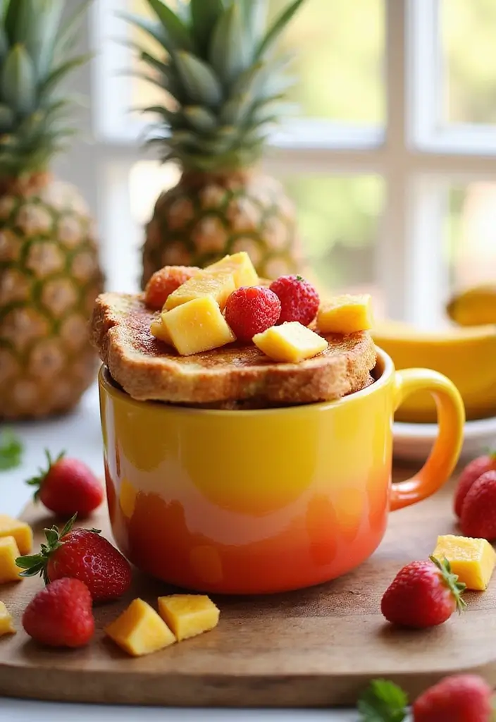 25 French Toast In A Mug Recipes Quick And Easy 18 25 French Toast In A Mug Recipes Quick And Easy - 18. Tropical Fruit French Toast