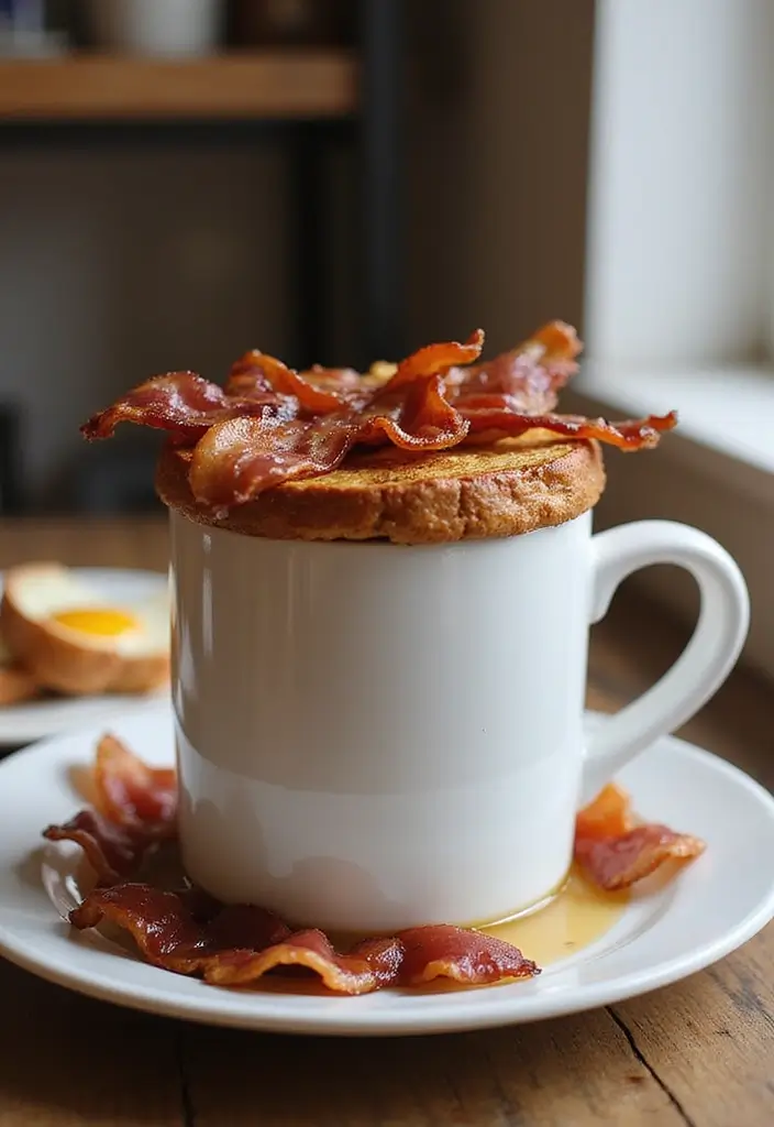 25 French Toast In A Mug Recipes Quick And Easy 19 25 French Toast In A Mug Recipes Quick And Easy - 19. Maple Bacon French Toast