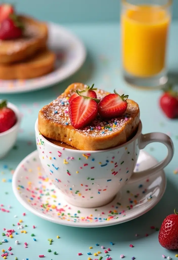 25 French Toast In A Mug Recipes Quick And Easy 20 25 French Toast In A Mug Recipes Quick And Easy - 20. Funfetti French Toast
