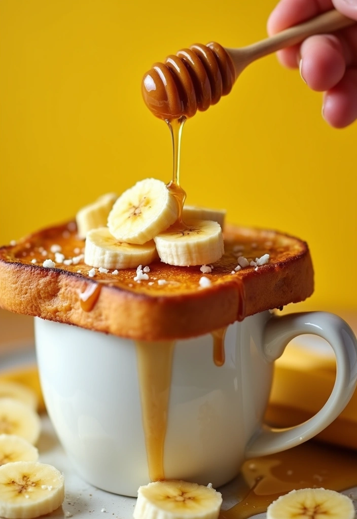 25 French Toast In A Mug Recipes Quick And Easy 6 25 French Toast In A Mug Recipes Quick And Easy - 6. Peanut Butter Banana French Toast