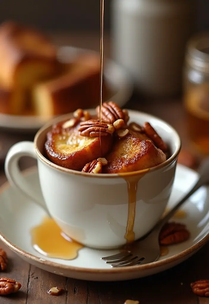 25 French Toast In A Mug Recipes Quick And Easy 7 25 French Toast In A Mug Recipes Quick And Easy - 7. Maple Pecan French Toast