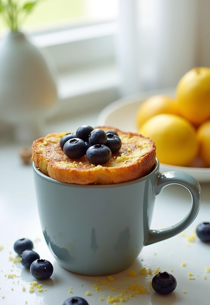 25 French Toast In A Mug Recipes Quick And Easy 8 25 French Toast In A Mug Recipes Quick And Easy - 8. Blueberry Lemon French Toast