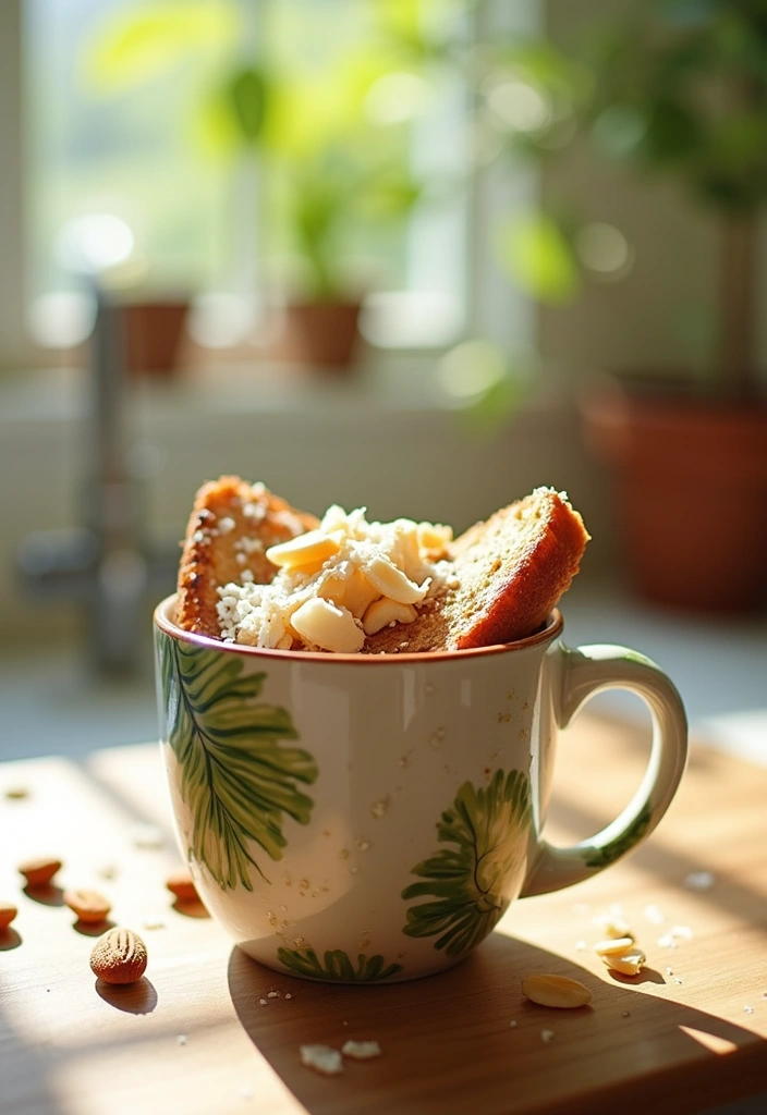 25 French Toast In A Mug Recipes Quick And Easy 9 25 French Toast In A Mug Recipes Quick And Easy - 9. Coconut Almond French Toast