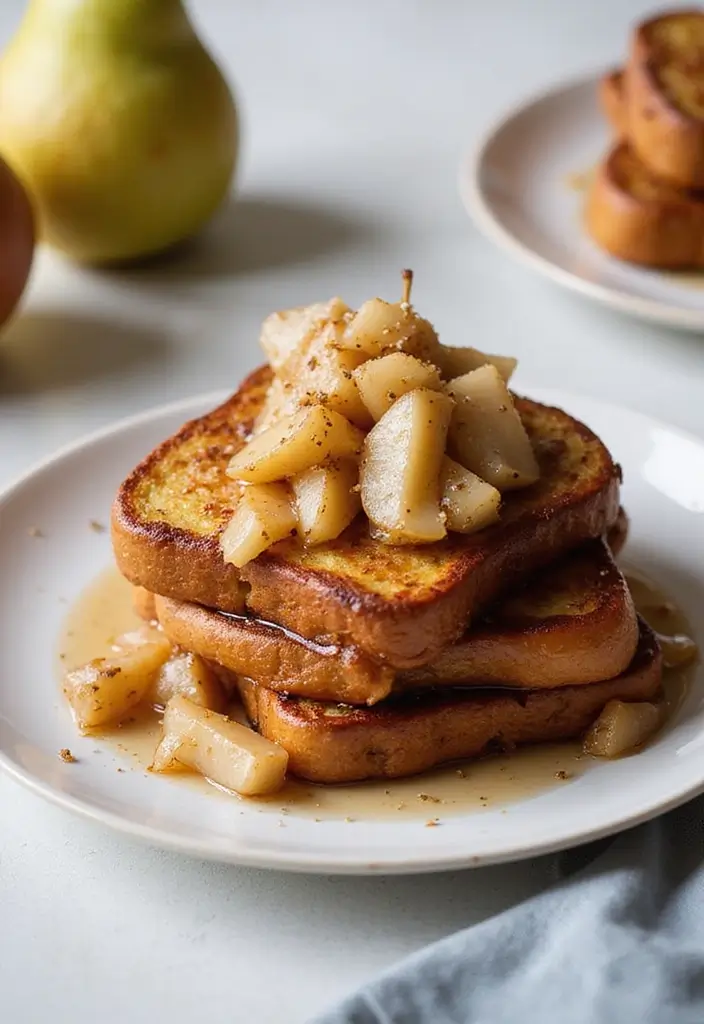 25 French Toast Recipes Easy And Delicious For Busy Days 25 25 French Toast Recipes Easy And Delicious For Busy Days - 25. Spiced Pear French Toast