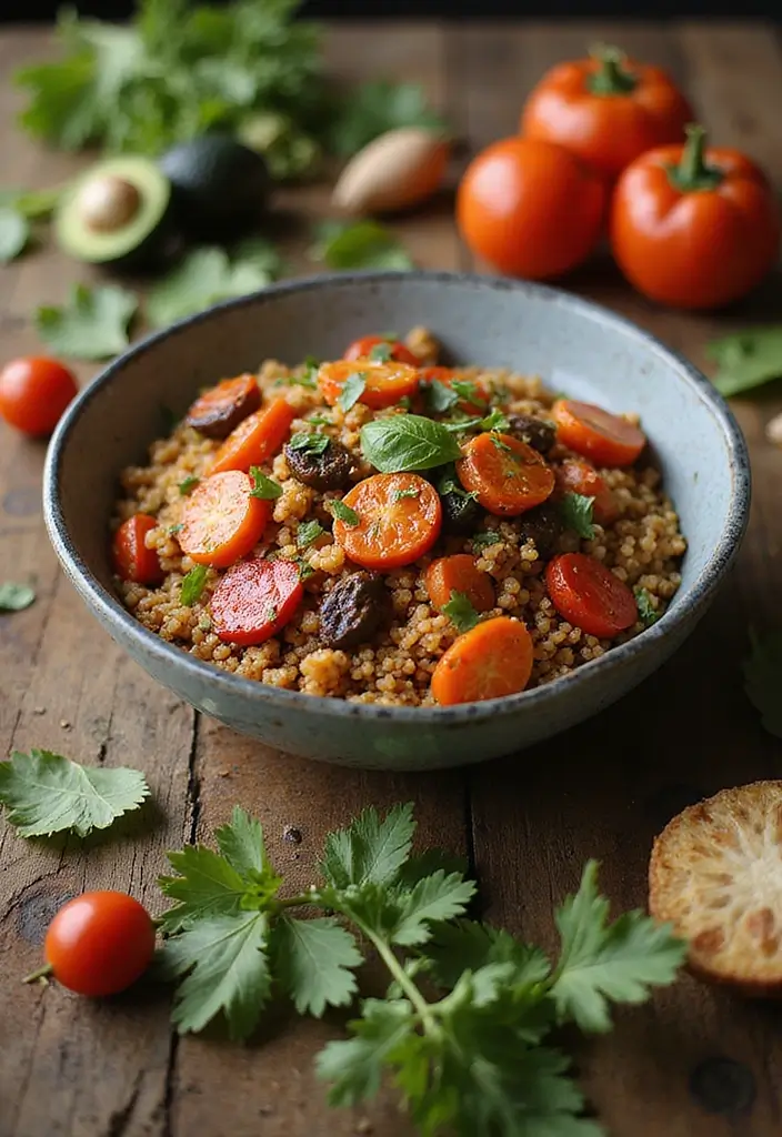 25 Healthy French Recipes: Light But Delicious 1 25 Healthy French Recipes: Light But Delicious - 1. Ratatouille with Quinoa