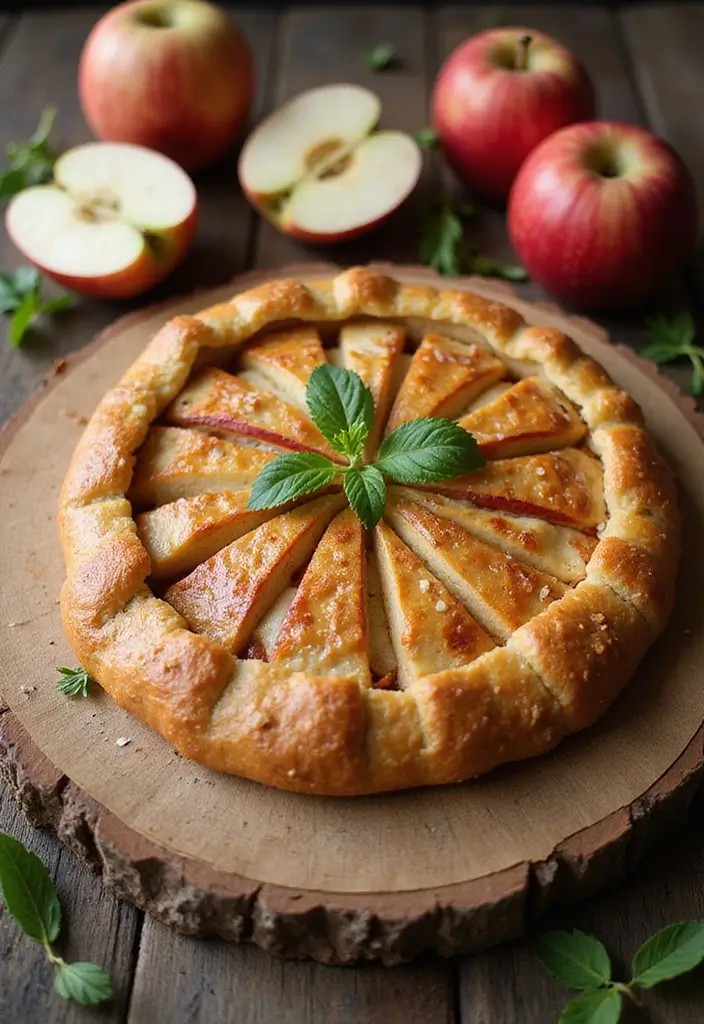 25 Healthy French Recipes: Light But Delicious 10 25 Healthy French Recipes: Light But Delicious - 10. Rustic Apple Galette