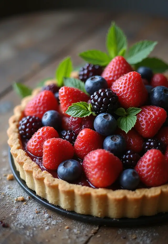 25 Healthy French Recipes: Light But Delicious 17 25 Healthy French Recipes: Light But Delicious - 17. Fresh Berry Tart