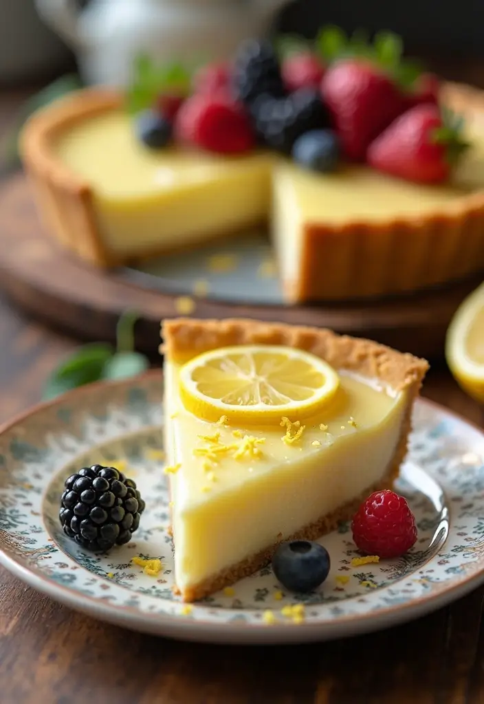 25 Healthy French Recipes: Light But Delicious 2 25 Healthy French Recipes: Light But Delicious - 2. Light Lemon Tart