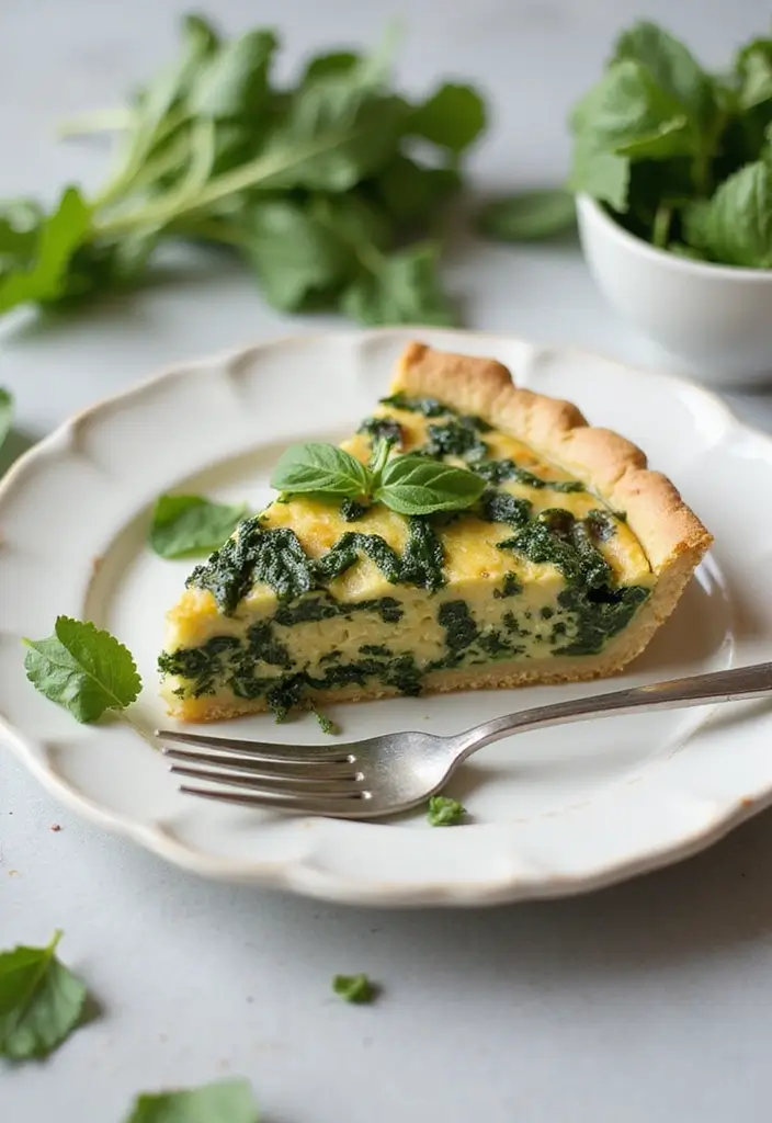 25 Healthy French Recipes: Light But Delicious 21 25 Healthy French Recipes: Light But Delicious - 21. Savory Spinach Quiche
