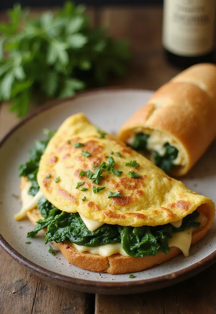25 Recipes Using French Bread: Easy And Tasty 3 25 Recipes Using French Bread: Easy And Tasty - 3. Stuffed French Bread Omelette