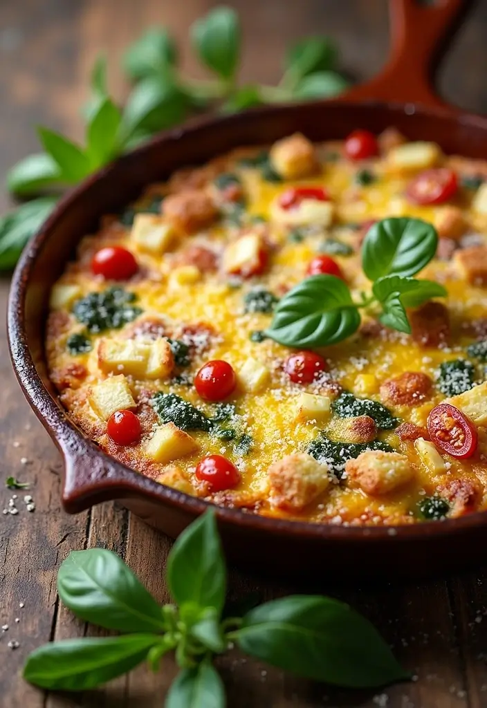 25 Recipes Using French Bread: Easy And Tasty 6 25 Recipes Using French Bread: Easy And Tasty - 6. Savory French Bread Frittata